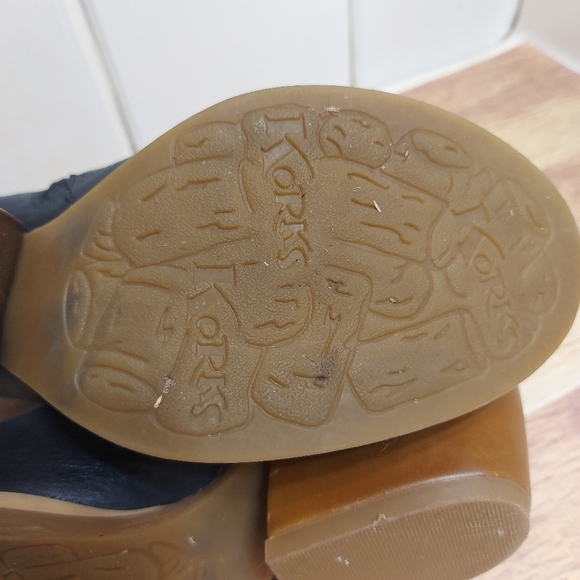 Korks Kork Ease Shamira Booties Womens 9.5 M Black Leather Heeled Ankle Boots - Picture 6 of 12